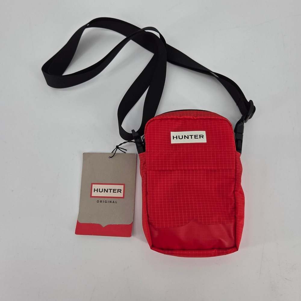Hunter Original Ripstop Belt Bag Red Crossbody Shoulder Handbag